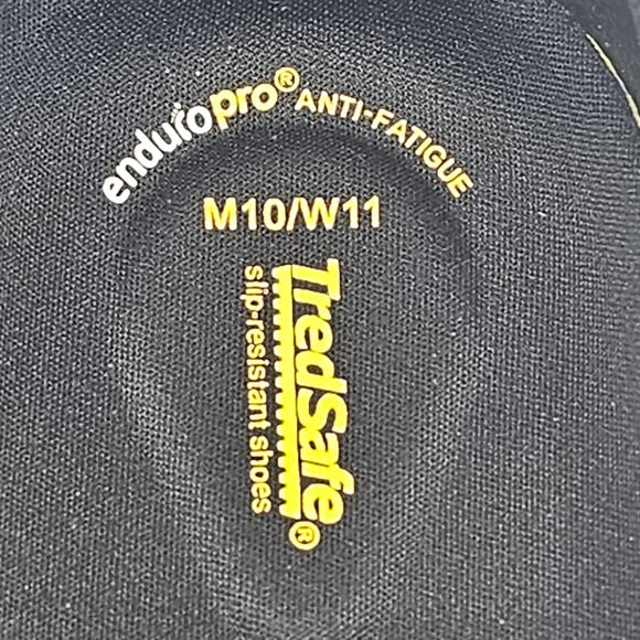 Tredsafe EnduroPro Unisex Black Anti-Fatigue Non-Slip Work Shoes M10/W11 - Picture 9 of 9
